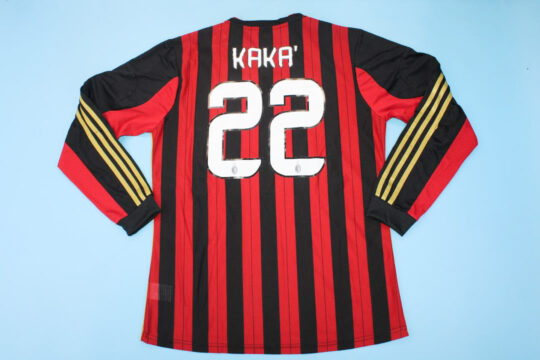 Kaka Nameset - AC Milan 2013-2014 Home Long-Sleeve Jersey