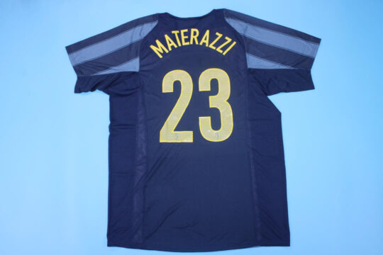 Materazzi Nameset - Inter Milan 2004-2005 Third Short-Sleeve Jersey