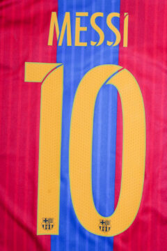 Messi Nameset - Barcelona 2016-2017 Home Long-Sleeve Jersey