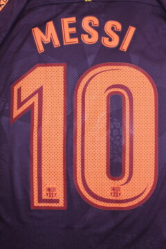 Messi Nameset - Barcelona 2017-2018 Third Short-Sleeve Jersey