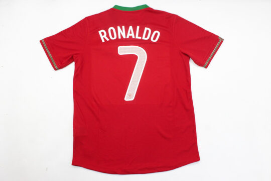 Ronaldo Nameset, Portugal 2012 Home Short-Sleeve Jersey