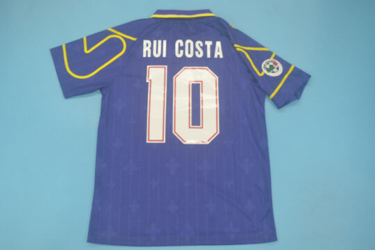 Rui Costa Nameset - Fiorentina 1997-1998 Away Short-Sleeve Jersey