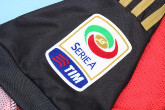 Serie A Patch - AC Milan 2013-2014 Home Short-Sleeve Jersey