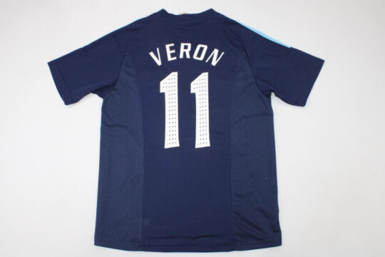 Veron Nameset - Argentina 2002-2003 Away Shrot-Sleeve Jersey