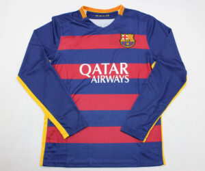 Shirt Front - Barcelona 2015-2016 Home Long-Sleeve Jersey