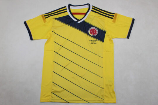 Shirt Front - Colombia 2014 Home Short-Sleeve Jersey