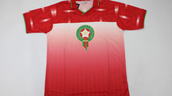 Shirt Front - Morocco 1994-1995 Home Short-Sleeve Jersey