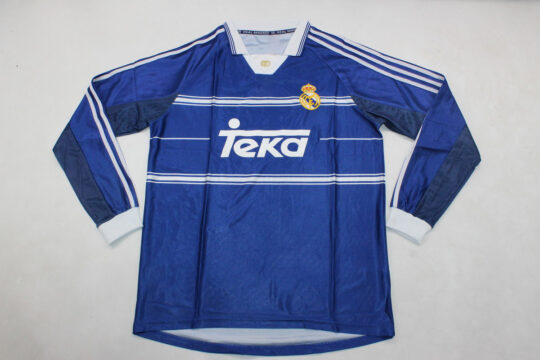 Shirt Front - Real Madrid 1998-1999 Away Long-Sleeve Jersey