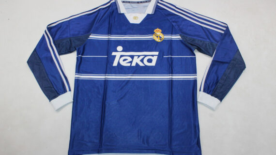 Shirt Front - Real Madrid 1998-1999 Away Long-Sleeve Jersey