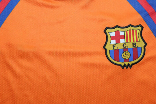 Front Closeup - Barcelona 1997-1998 Home ShortSleeve Jersey