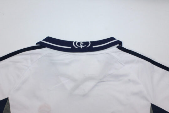 Shirt Collar Back - Real Madrid 2000-2001 Home Short-Sleeve Jersey