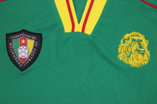 Front Closeup - Cameroon 1998-1999 Home Short-Sleeve Jersey