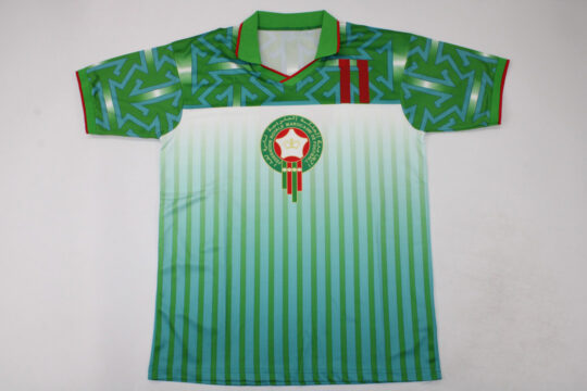 Daoudi Nameset Front - Morocco 1994-1995 Away Short-Sleeve Jersey