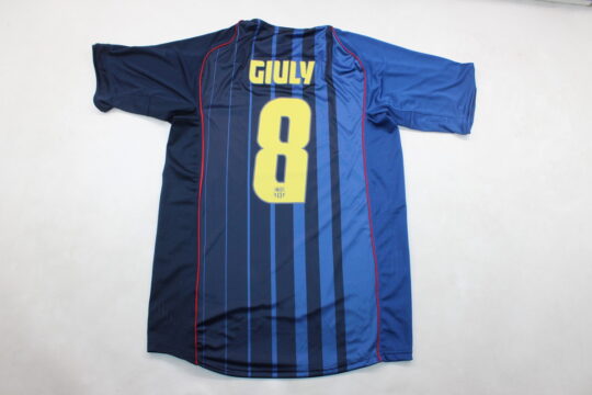 Giuly Nameset, Barcelona 2004-2005 Away Short-Sleeve Jersey